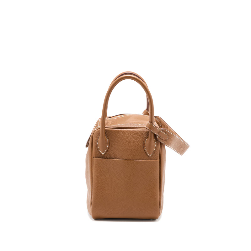 Hermes Lindy 30 Clemence Gold SHW Stamp C