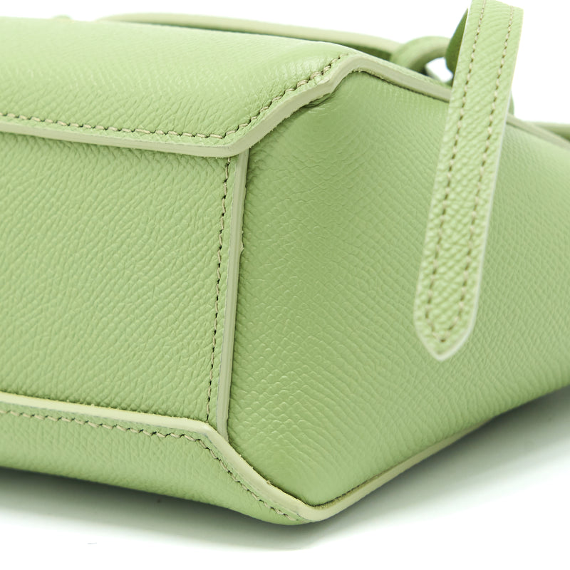 Belt Bag Micro Leather Dark Green GHW