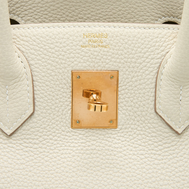 Hermes Birkin 30 Togo Craie RGHW Stamp Y