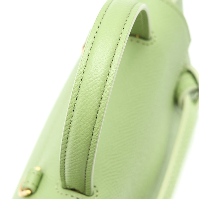 Celine Pico Belt Bag Grained Calfskin Light Green GHW