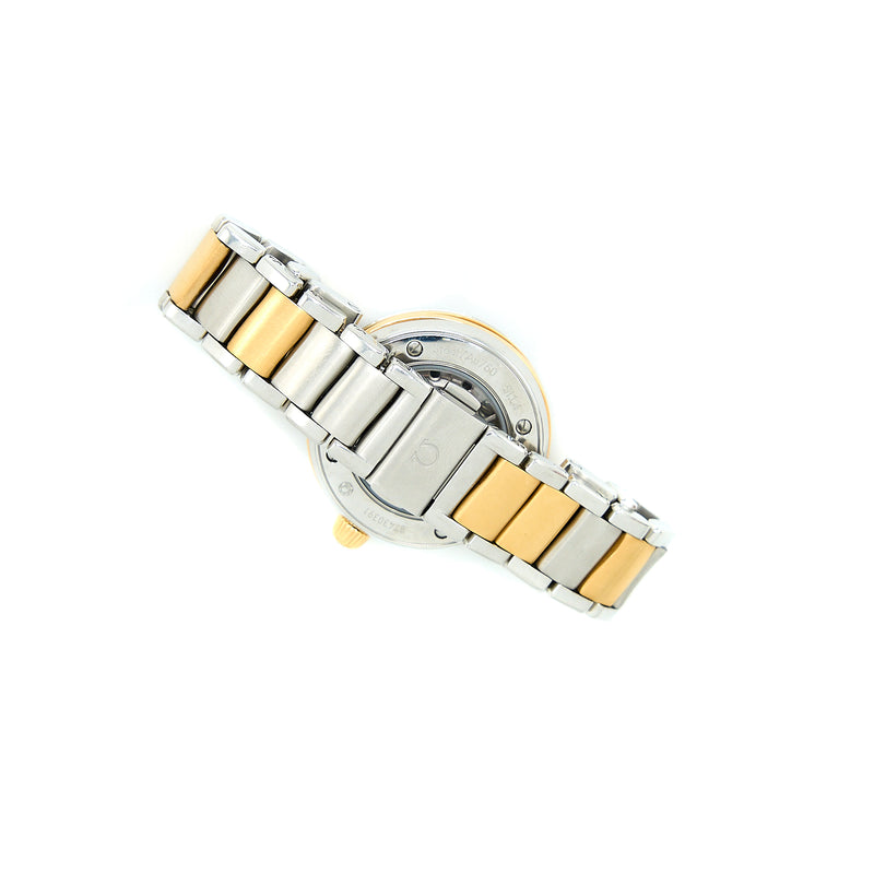 Omega De Ville Ladymatic Co-Axial Chronometer 34 MM Yellow Gold Steel Model: 425.25.34.20.55.003