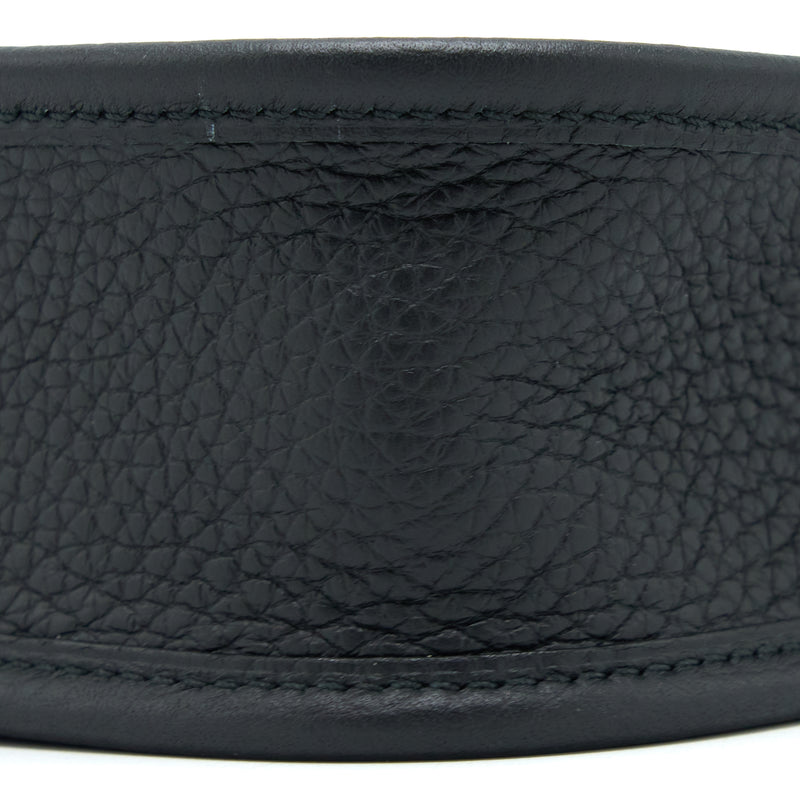 Hermes Mini Evelyn Clemence Black SHW Stamp B