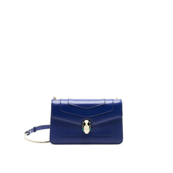 BVLGARI SERPENTI FOREVER FLAP COVER IN ROYAL SAPPHIRE