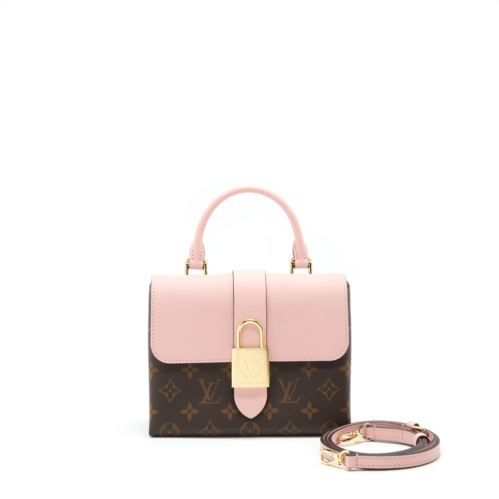 Louis Vuitton Locky BB Monogram Canvas Rose Poudre