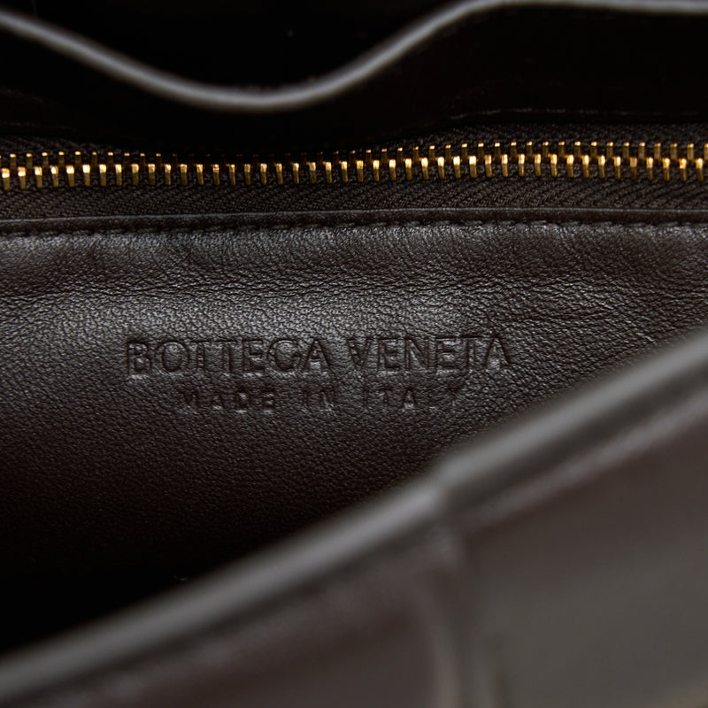 Bottega Veneta Chain Cassette Bag Dark Brown GHW