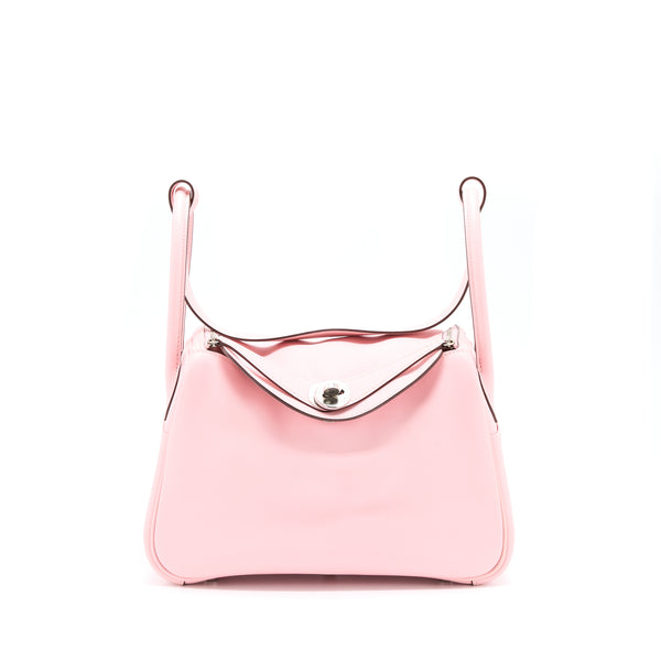 Hermes Lindy 26 Swift 3Q Rose Sakura SHW Stamp X (With Staff Sale Stamp )