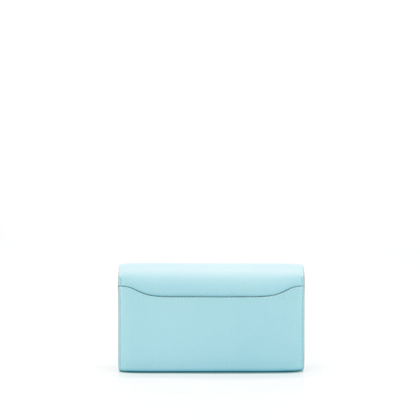 Hermes Constance To Go Epsom Blue Atoll SHW Stamp Z