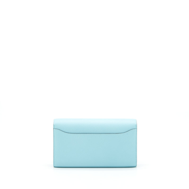 Hermes Constance To Go Epsom Blue Atoll SHW Stamp Z