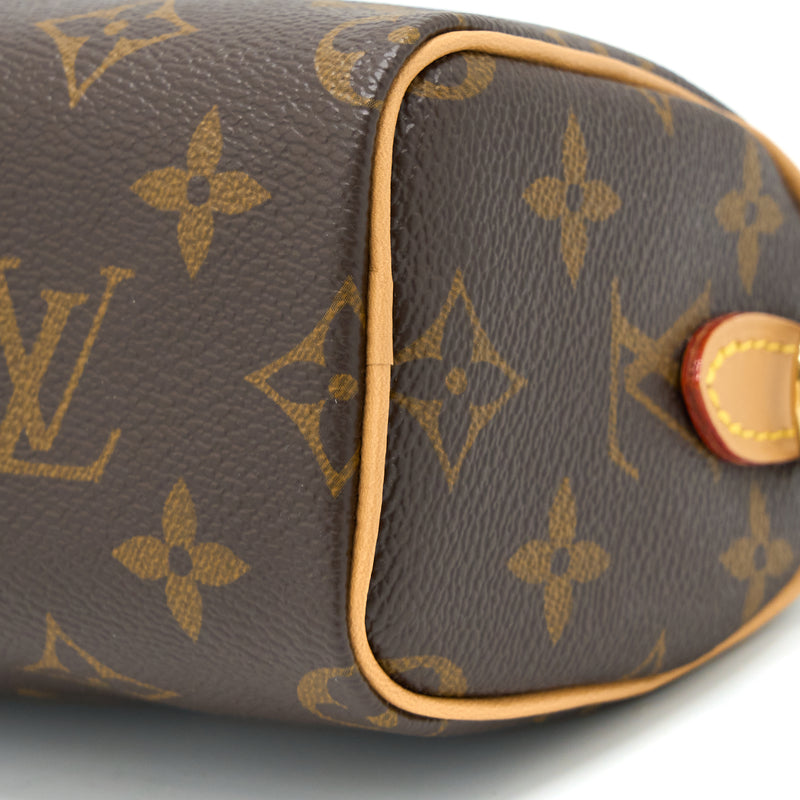 Louis Vuitton Nano Speedy Monogram Canvas GHW (New Version)