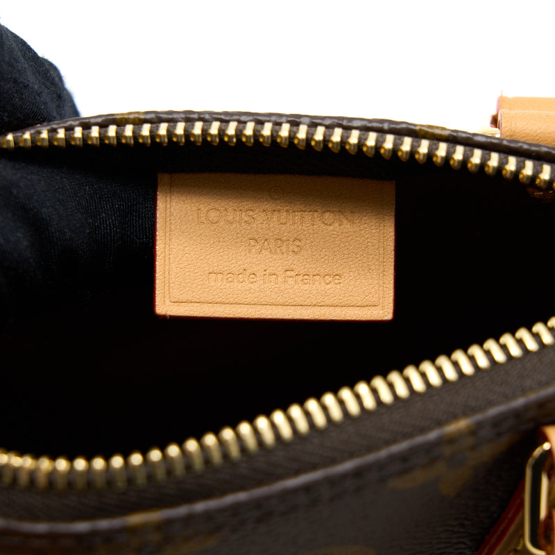 Louis Vuitton Nano Speedy Monogram Canvas GHW (New Version)