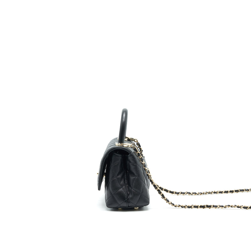 CHANEL EXTRA MINI COCO HANDLE BLACK LGHW