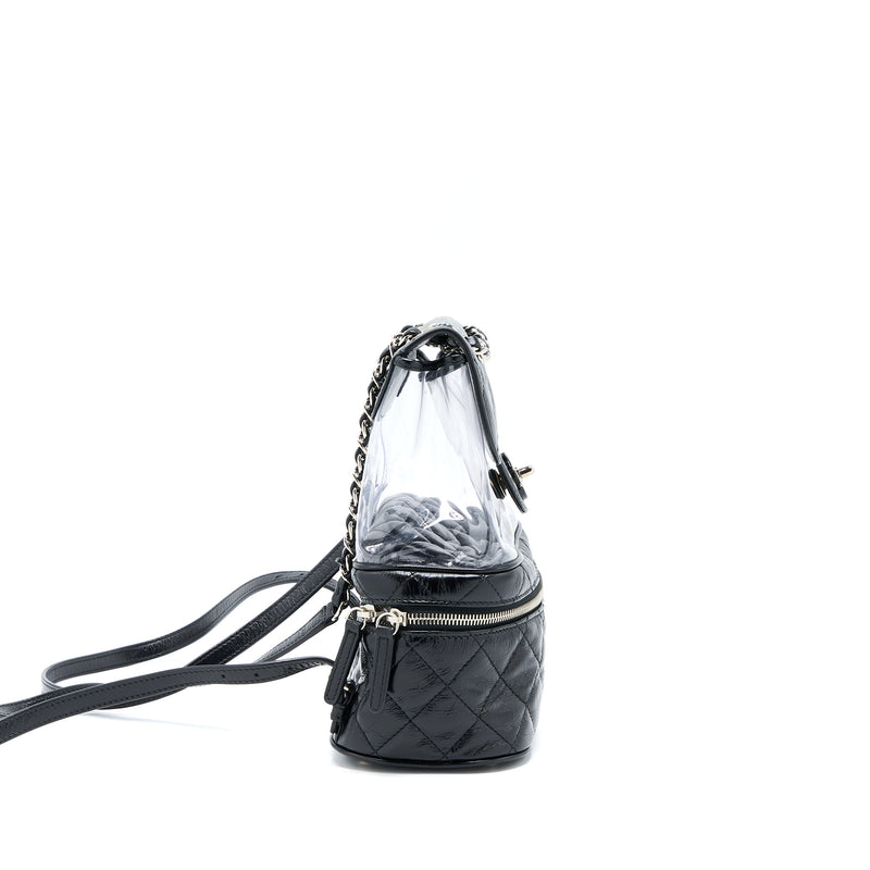 Chanel PVC Aquarium Backpack Black PVC/Aged Calfskin SHW
