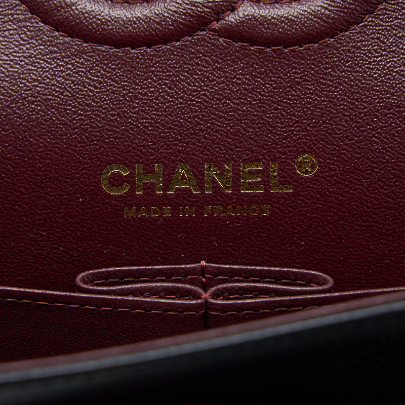 Chanel Medium Classic Double Flap Bag Caviar Black GHW (Microchip)