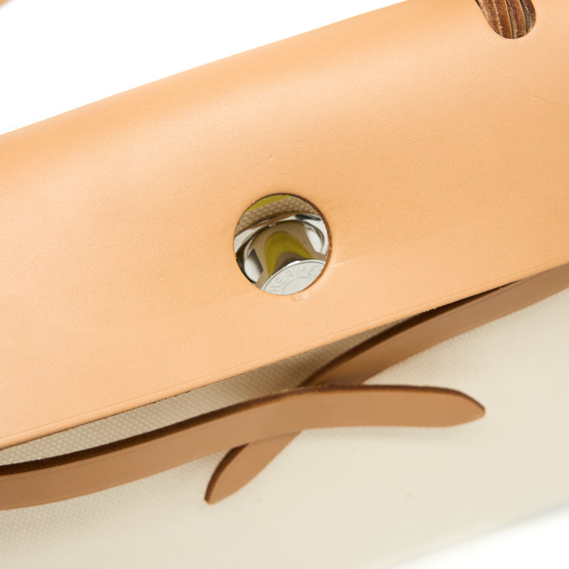 Hermes Herbag 31 Canvas Multicolour SHW Stamp Square Q