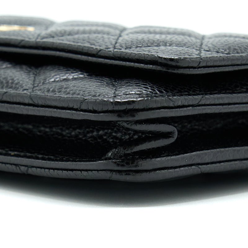 Chanel Classic Wallet On Chain Caviar Black GHW