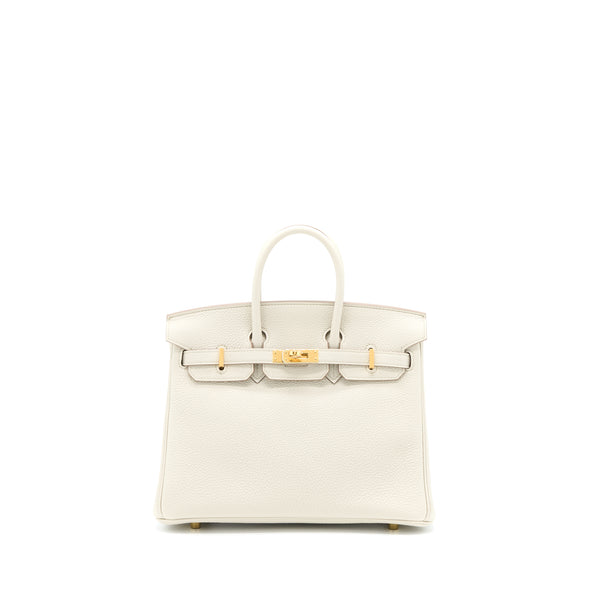 Hermes Birkin 25 Togo 8L Beton GHW Stamp U