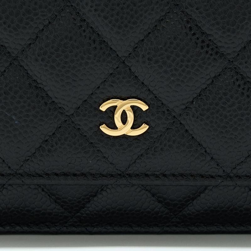 Chanel Classic Wallet On Chain Caviar Black GHW