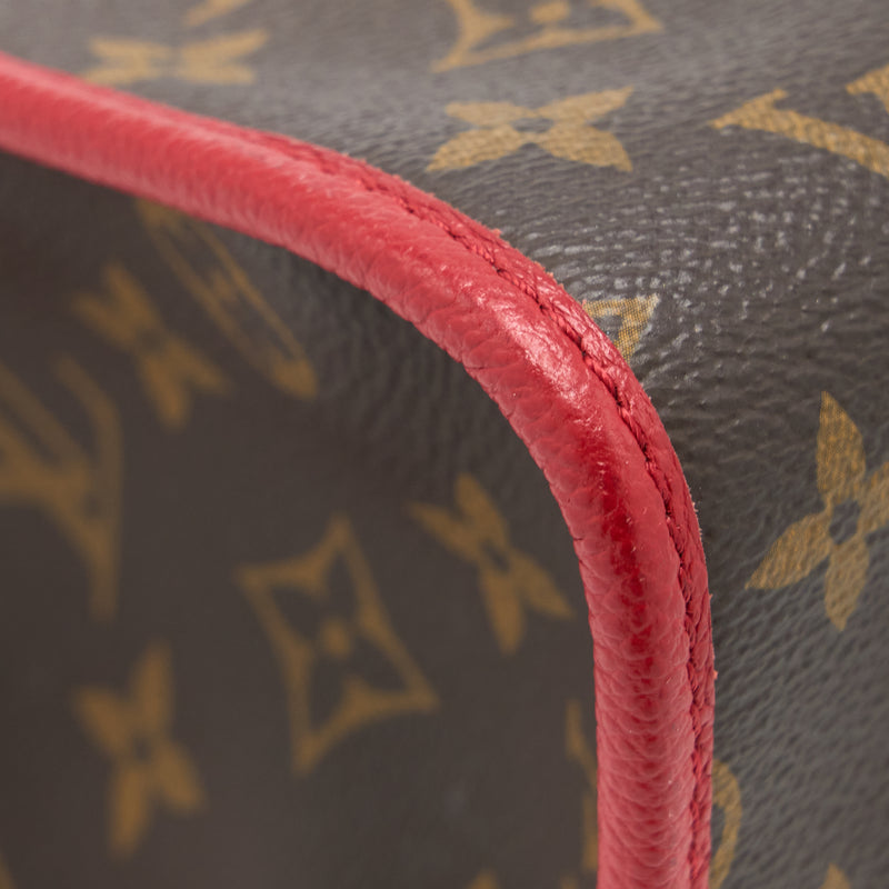 Louis Vuitton Pochette Clés Red Canvas Wallet (Pre-Owned)