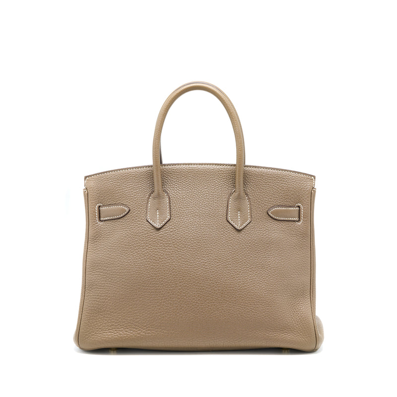 Hermes Birkin 30 Togo Etoupe GHW Stamp Square O