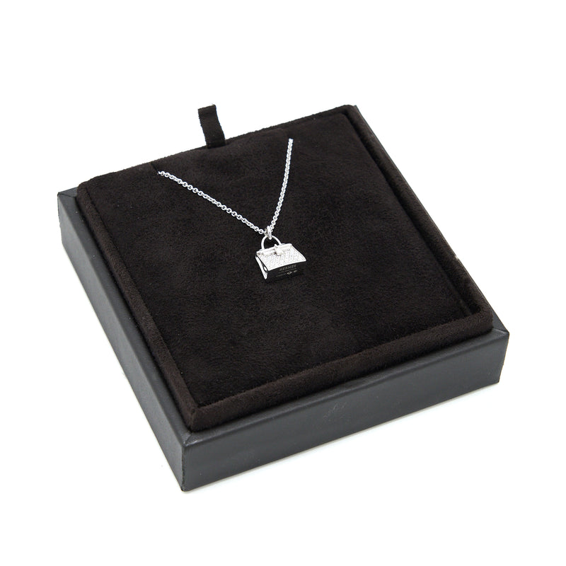 Hermes Kelly Amulettes Pendant White Gold With Diamonds
