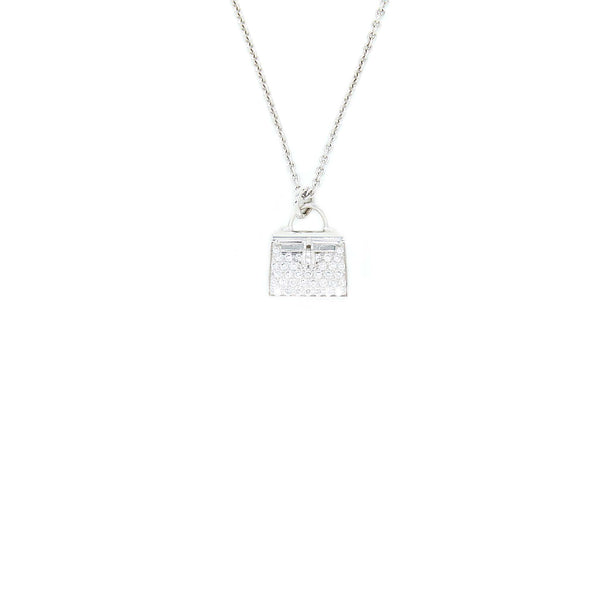 Hermes Kelly Amulettes Pendant White Gold With Diamonds
