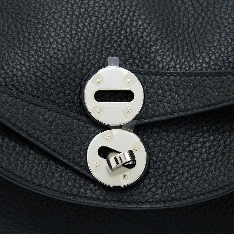 Hermes Lindy 26 Clemence Black SHW Stamp Y