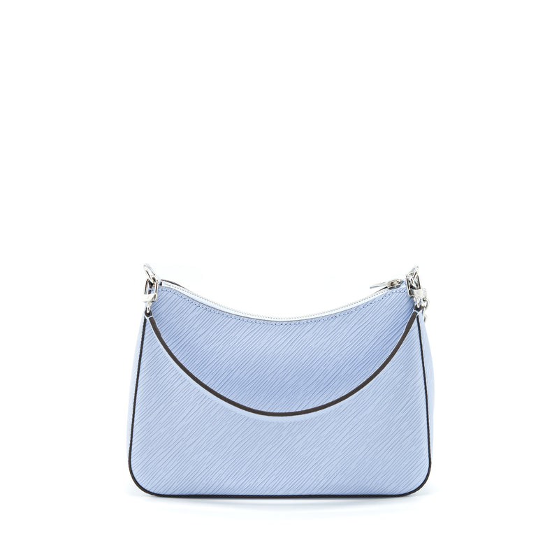 Louis+Vuitton+Marelle+Shoulder+Bag+Blue+Epi+Leather for sale