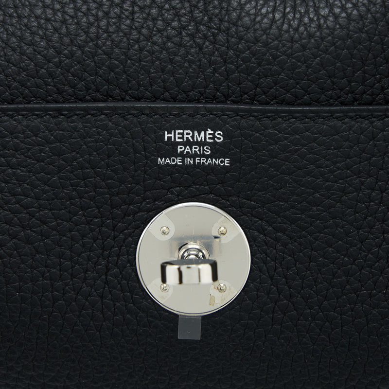 Hermes Lindy 26 Clemence Black SHW Stamp Y