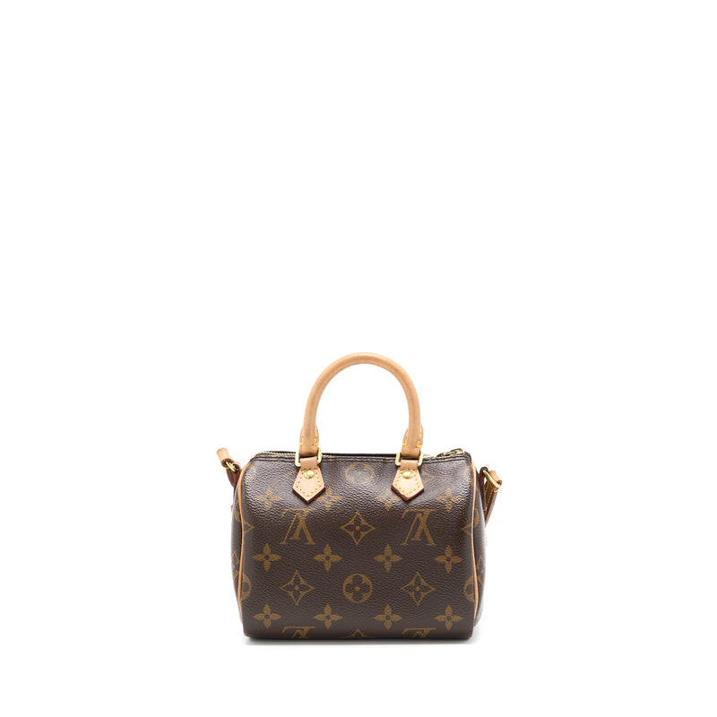 Louis Vuitton Nano Speedy Monogram Canvas GHW