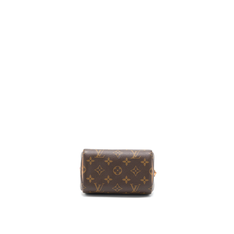 Louis Vuitton Nano Speedy Monogram Canvas GHW