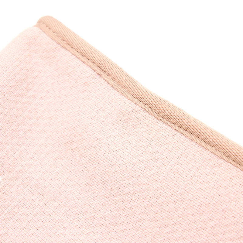 Chanel Deauville Bowling Bag Canvas/Leather Light Pink SHW