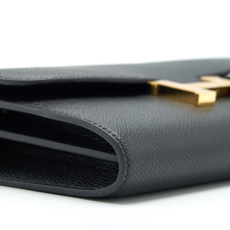 Hermes Constance To Go Epsom Black GHW Stamp U