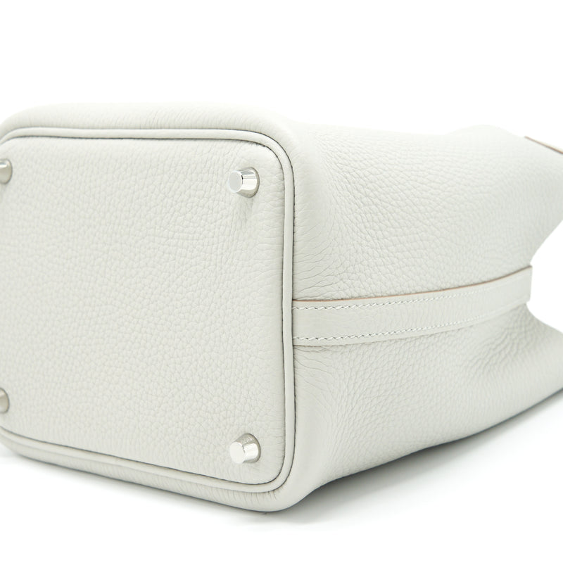 Hermes Picotin 18 Lock Bag Clemence 80 Gris Perle SHW Stamp U