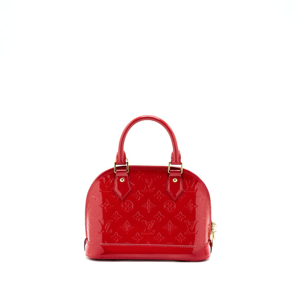 Louis Vuitton Alma BB Vernis Red GHW