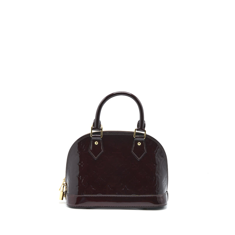 Louis Vuitton Alma BB Patent Amatante GHW