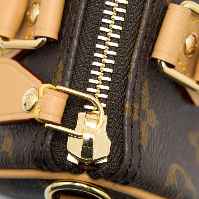 Louis Vuitton Nano Speedy Monogram Canvas GHW (New Version)