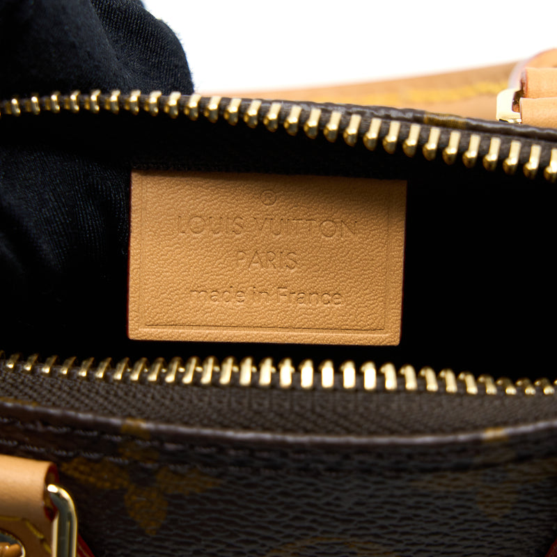 Louis Vuitton Nano Speedy Monogram Canvas GHW (New Version)