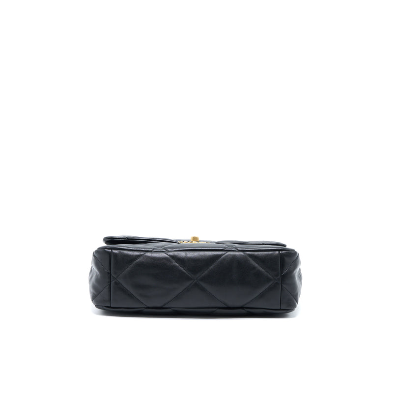 Chanel Medium 19 Bag Goatskin Black Multicolour Hardware