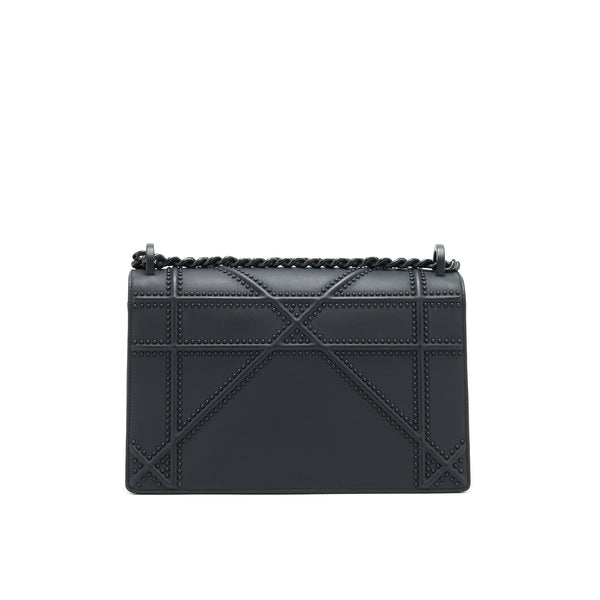 Dior Medium Studded So Black Diorama Bag