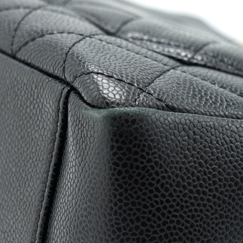 Chanel Grand Shopping Tote Caviar Black GHW