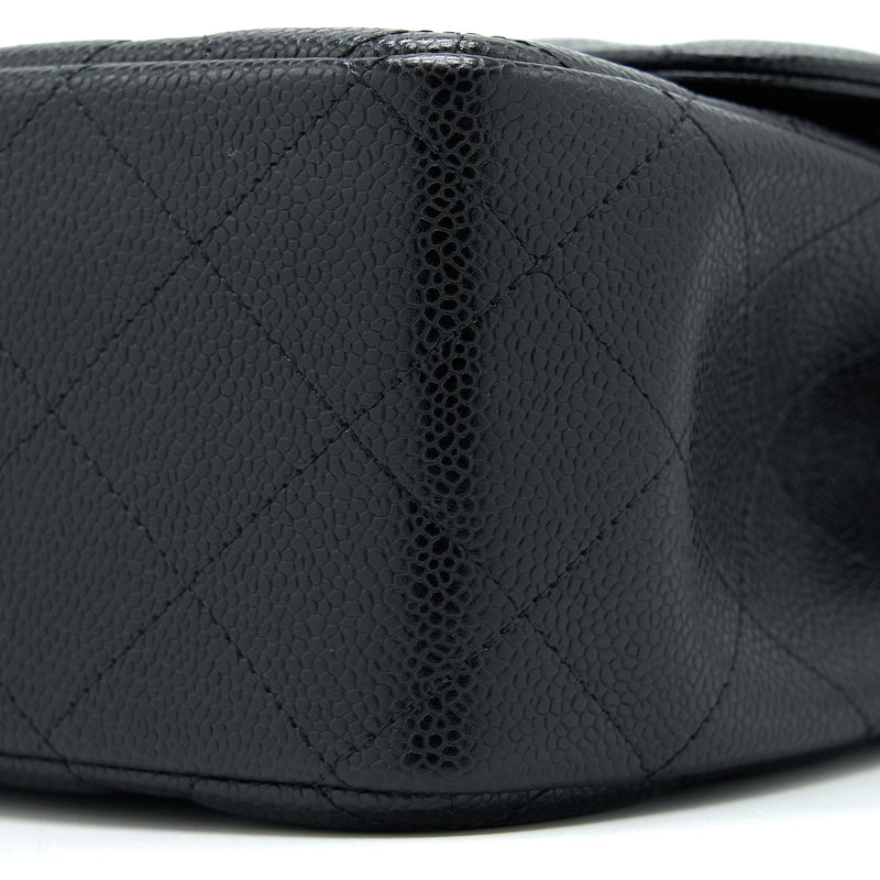 Chanel Jumbo Classic Double Flap Bag Caviar Black SHW
