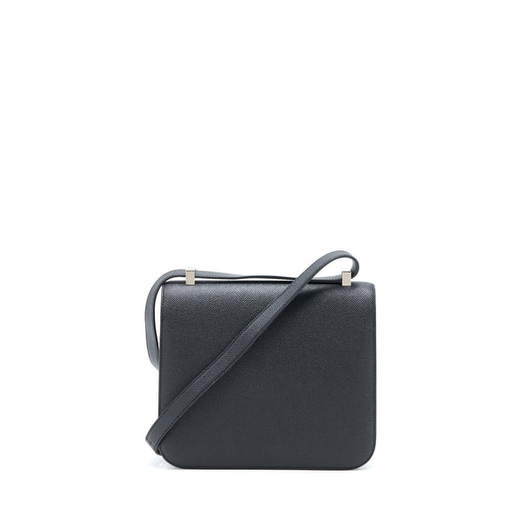 Hermes Constance 24 Epsom Black SHW Stamp A