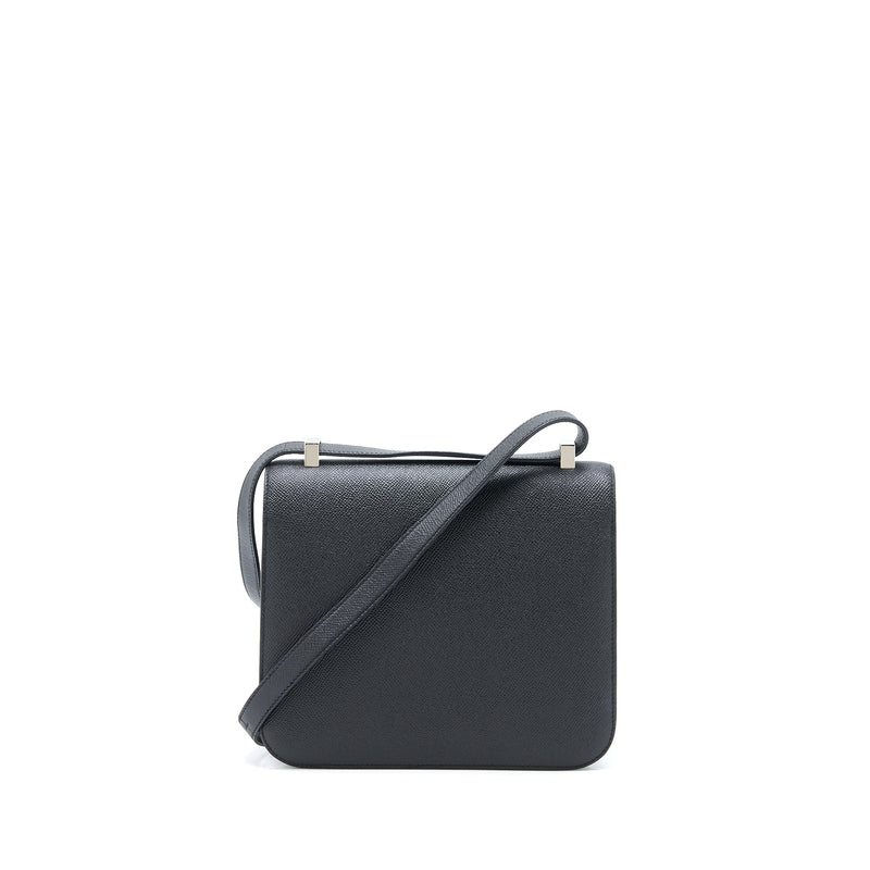 Hermes Constance 24 Epsom Black SHW Stamp A