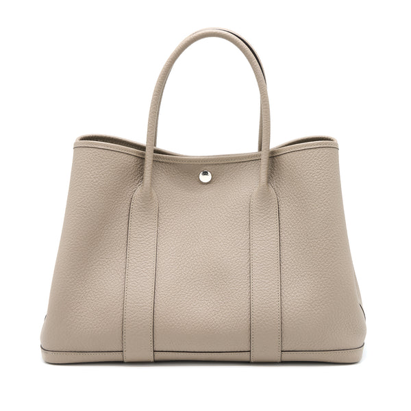 Hermes Garden Party 36 Country M8 Gris Asphalt SHW Stamp C