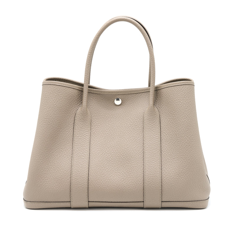 Brand New Hermes Garden Party 36 Gris Asphalte