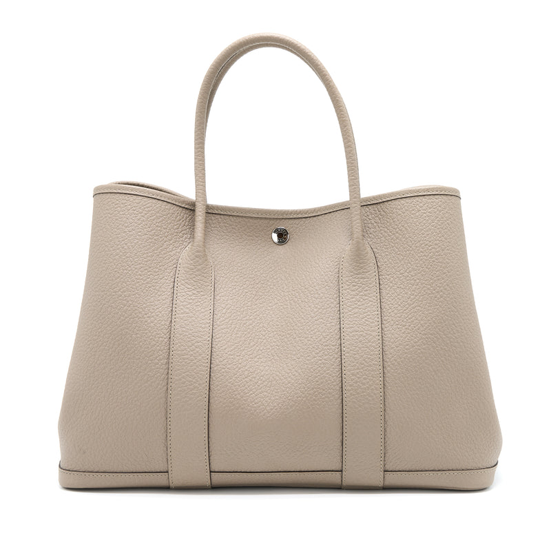 Hermes Garden Party 36 Country M8 Gris Asphalt SHW Stamp C