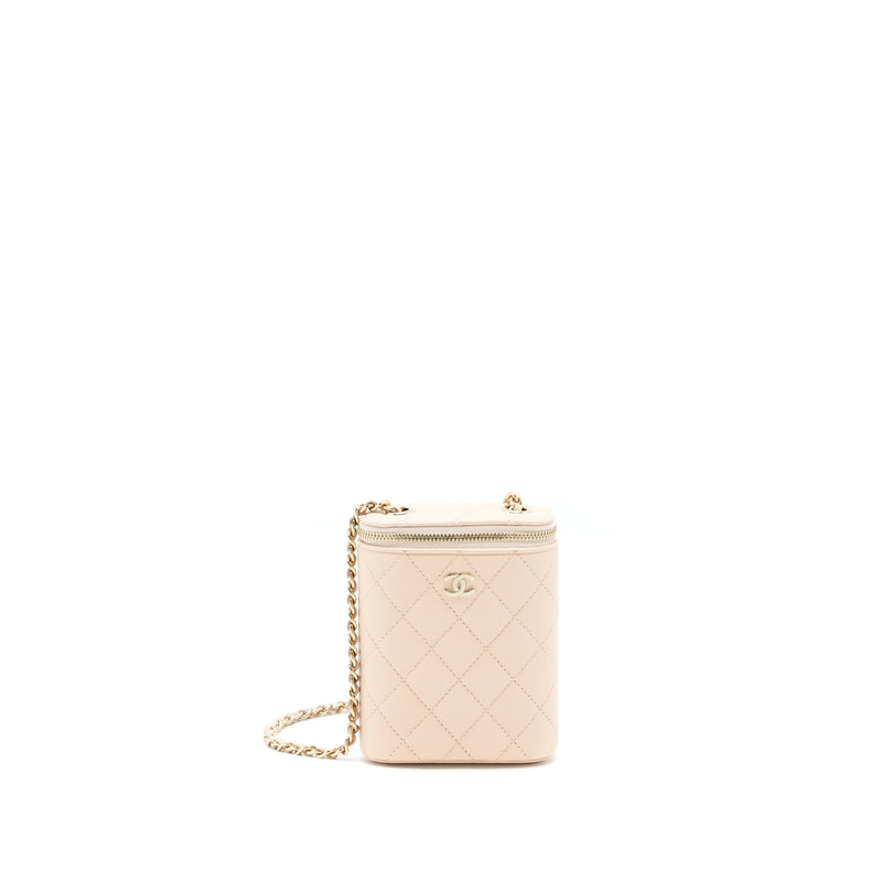 22C White Vanity Clutch with Chain SHW