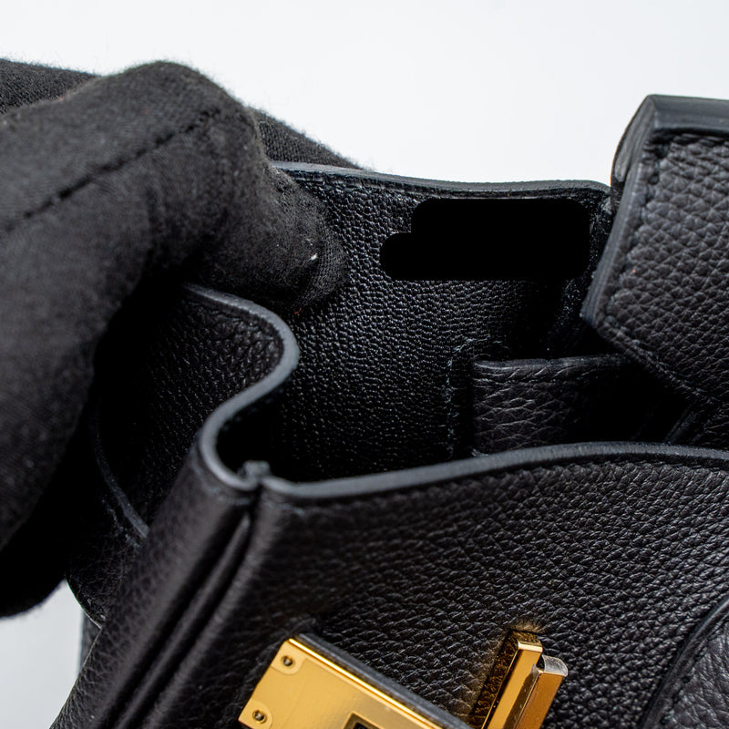 Hermes Birkin 30 Togo Black GHW Stamp D