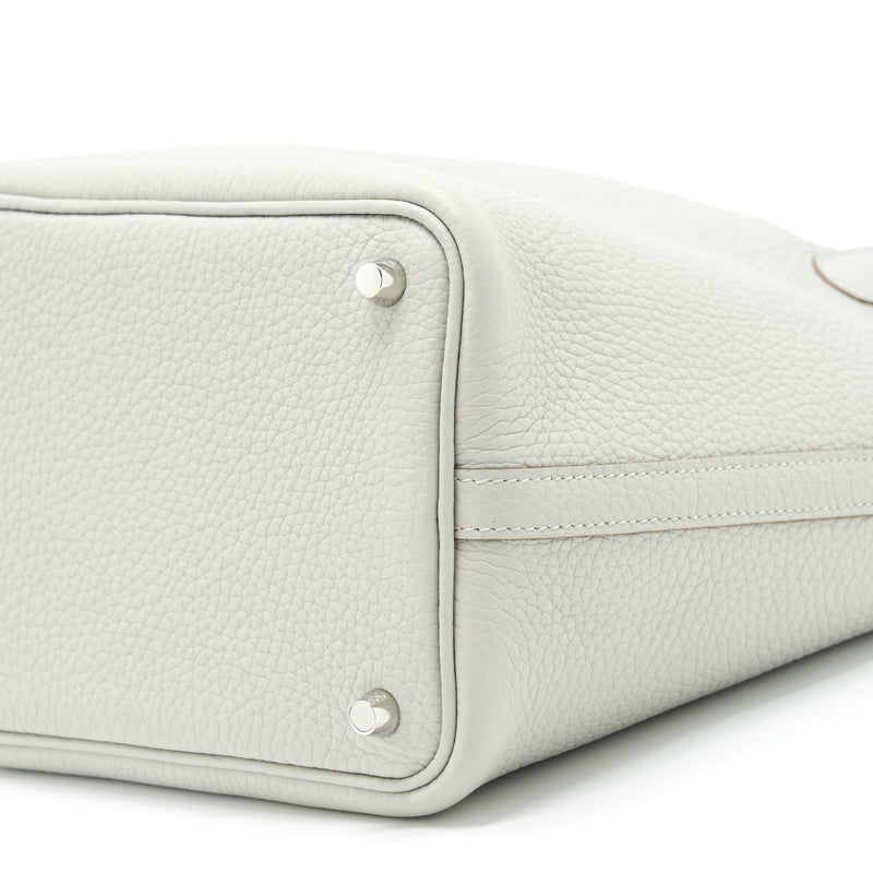 Hermes Picotin 18 Lock Bag Clemence Gris Perle SHW Stamp U