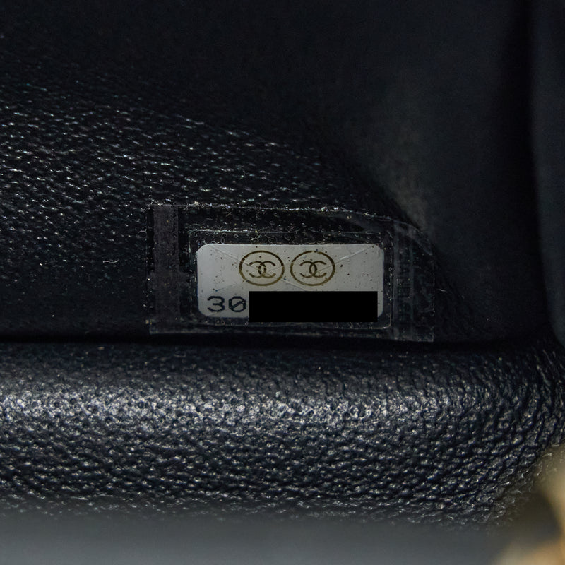 Chanel Mini Rectangular Flap Bag Lambskin Black LGHW